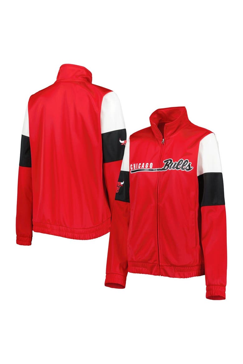 Women's G-III 4Her by Carl Banks Red Chicago Bulls Change Up Full-Zip Track Jacket, Main, color, Red