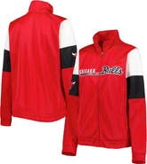 G-III 4HER BY CARL BANKS Women's G-III 4Her by Carl Banks Red Chicago Bulls Change Up Full-Zip Track Jacket
