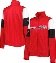 G-III 4HER BY CARL BANKS Women's G-III 4Her by Carl Banks Red Chicago Bulls Change Up Full-Zip Track Jacket