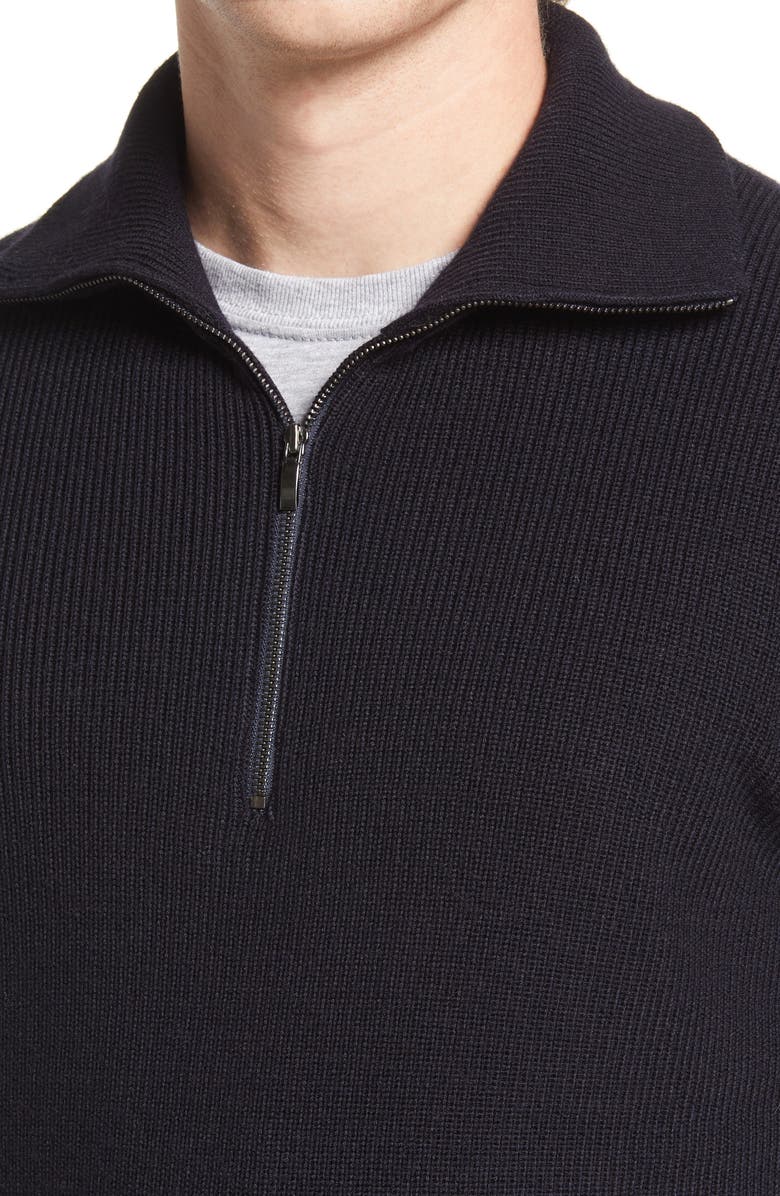 Nordstrom Men's Shop Quarter Zip Sweater, Alternate, color,