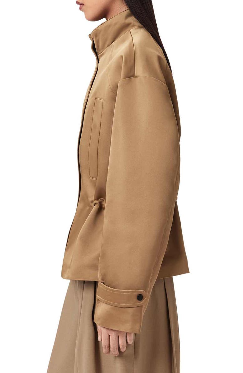 AllSaints Oversize Luellah Jacket, Alternate, color, Greige Brown