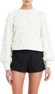 English Factory Pompom Crewneck Sweater