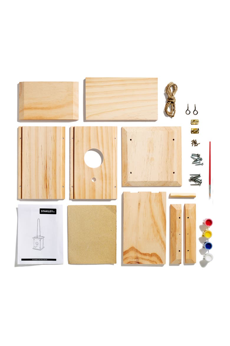 Birdhouse Kit, Alternate, color, Multi color