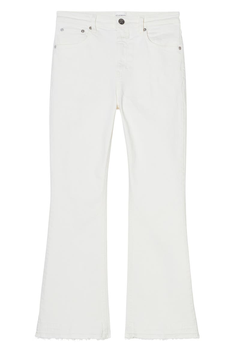 Hi-Sun Crop Flare Leg Jeans, Alternate, color, IVORY