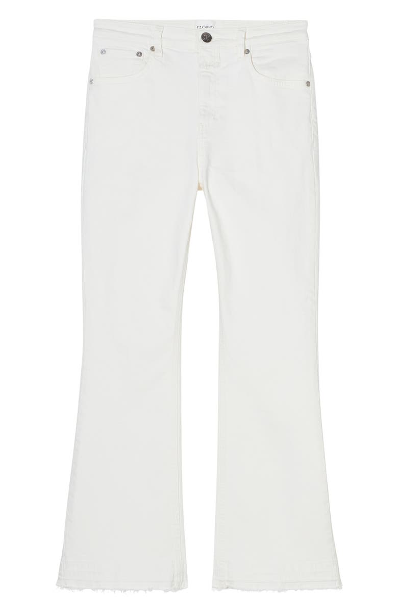 Closed Hi-Sun Crop Flare Leg Jeans, Alternate, color, Ivory