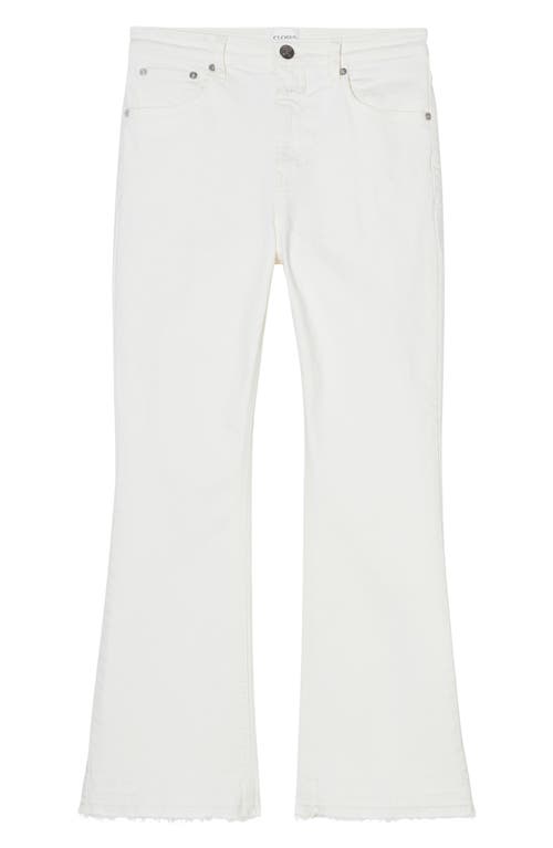 Closed Hi-sun Crop Flare Leg Jeans In White