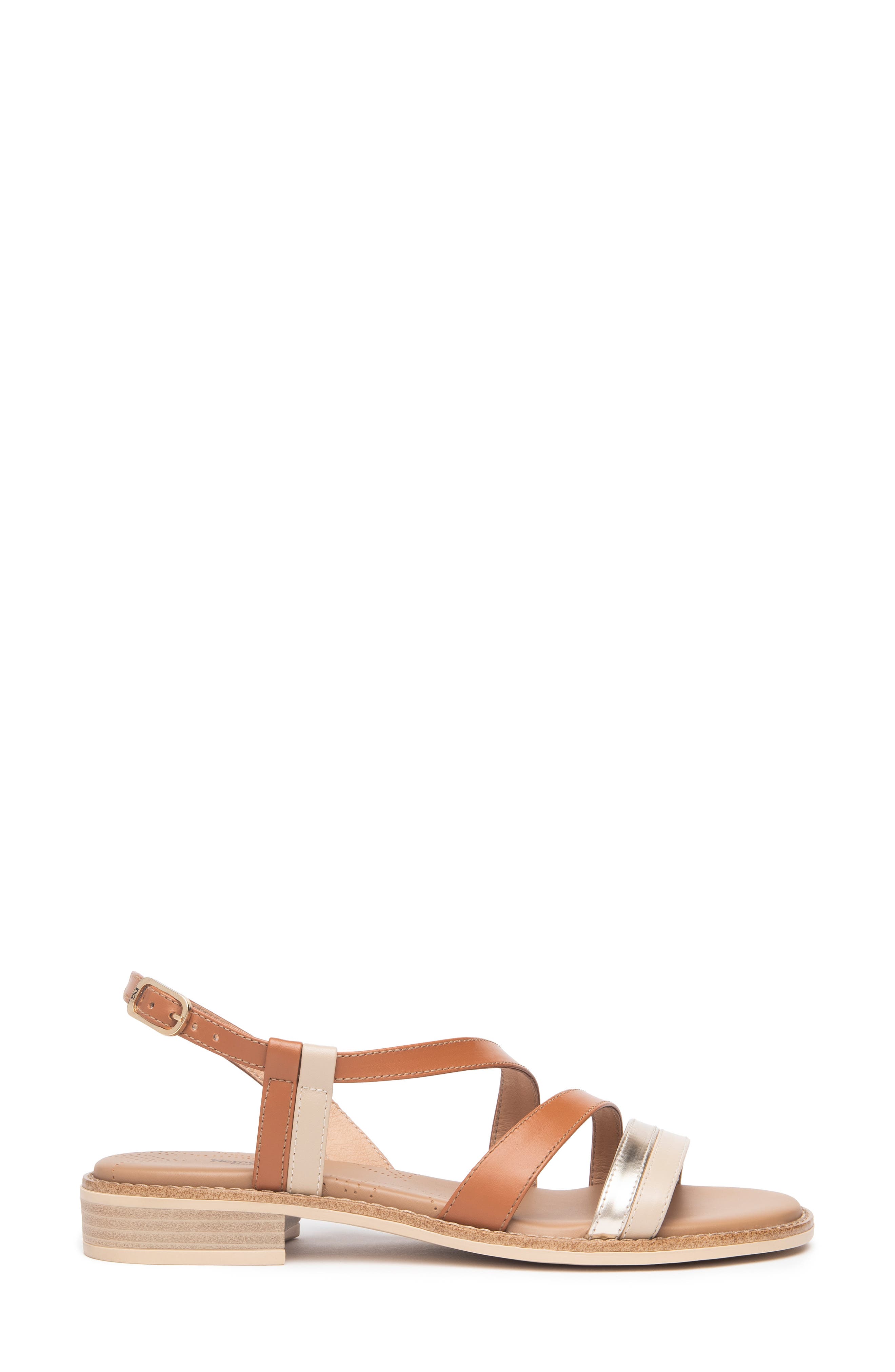 NeroGiardini Strappy Sandal, Alternate, color, Brown Multi
