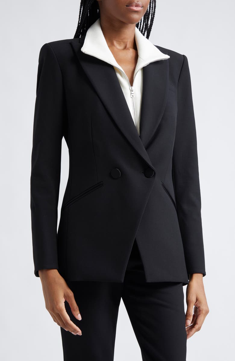 Veronica Beard Rickie Dickey Jacket, Alternate, color, Black