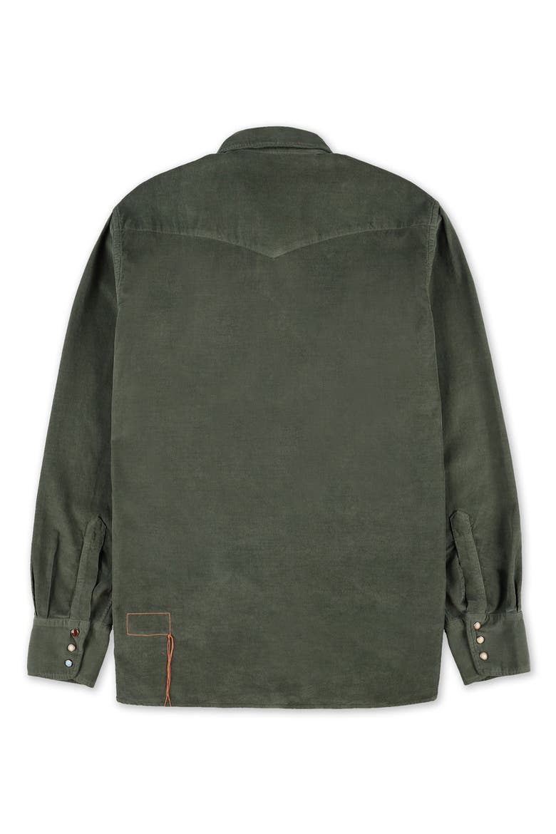 Ntex Texan Corduroy Shirt, Alternate, color, GREEN