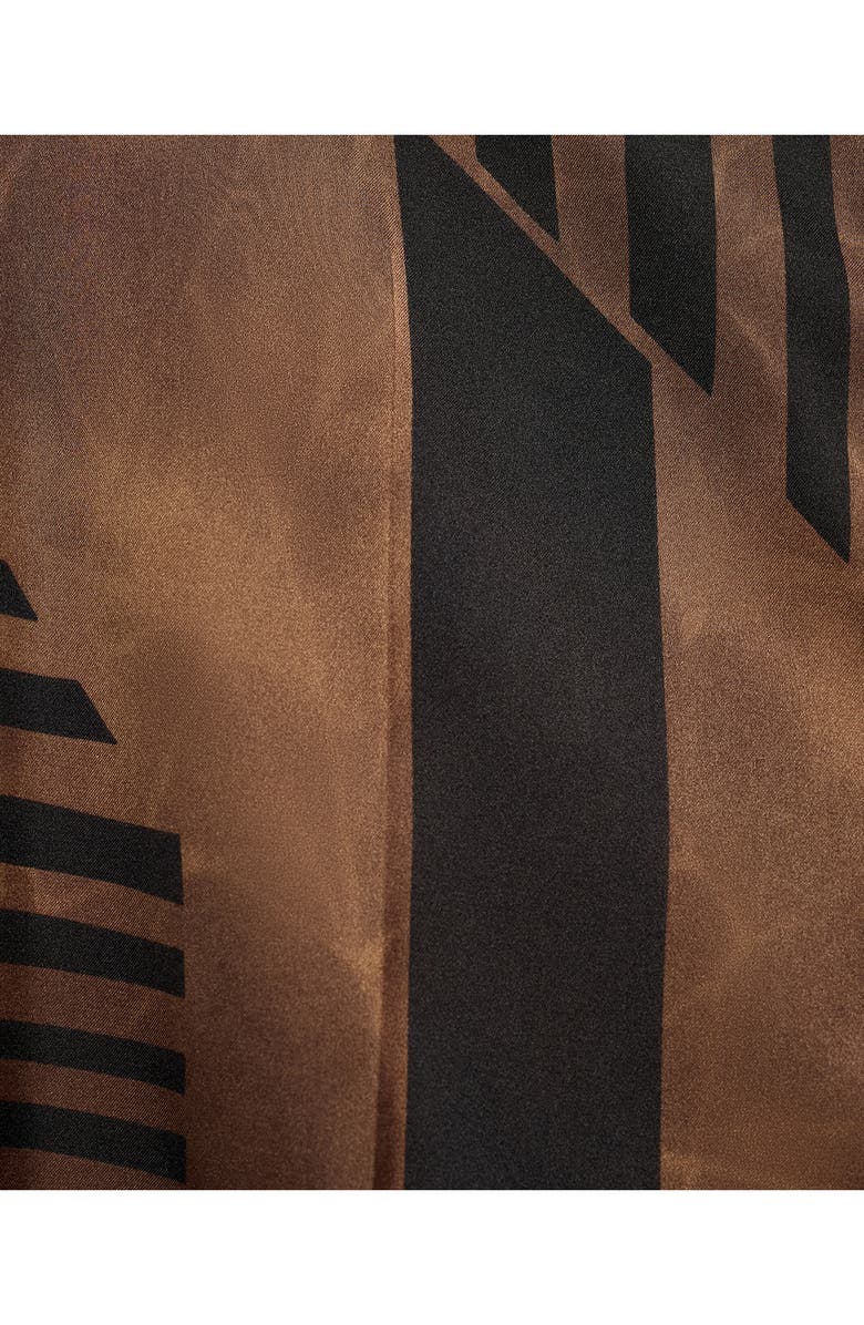 MANGO Satin Stripe Pants, Alternate, color, 