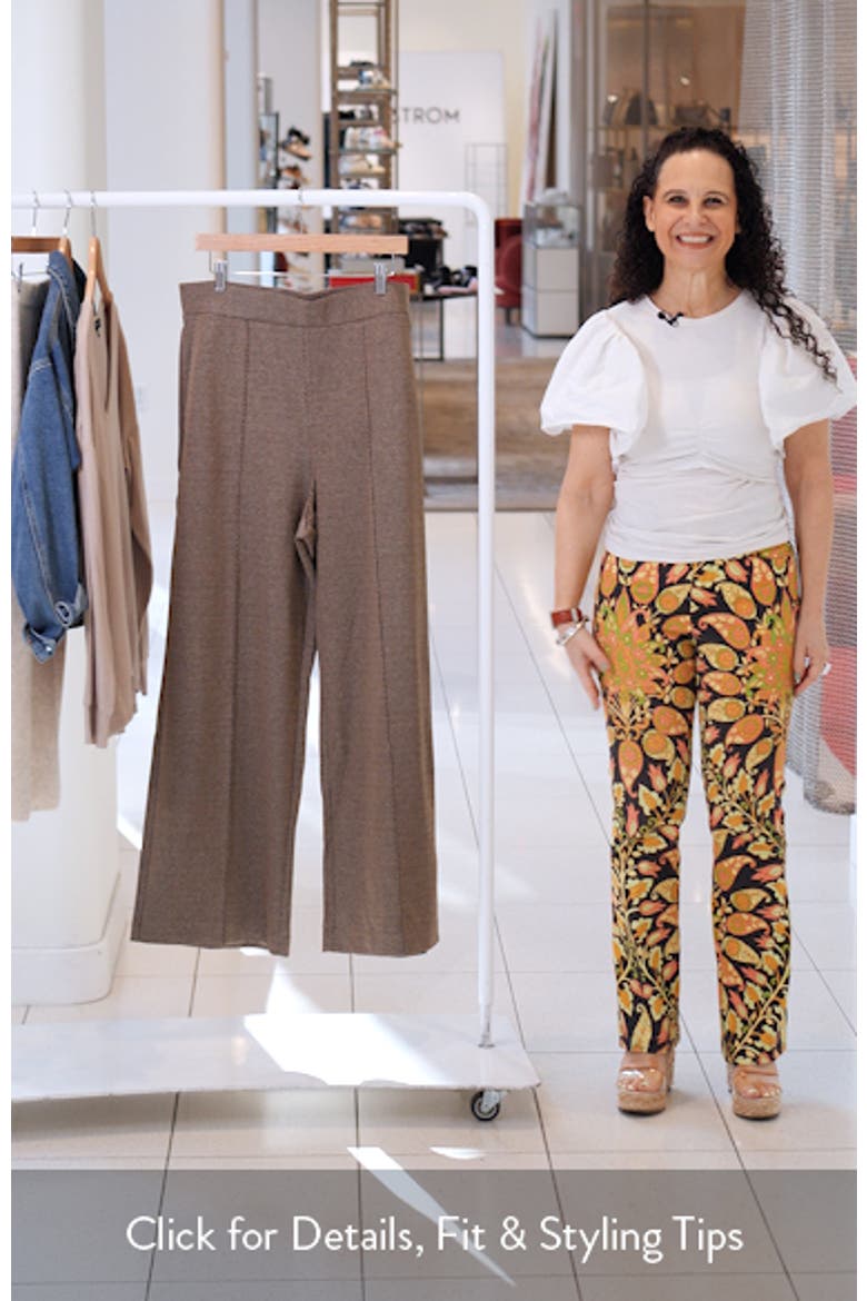 Pintuck Pleat Wide Leg Pants video
