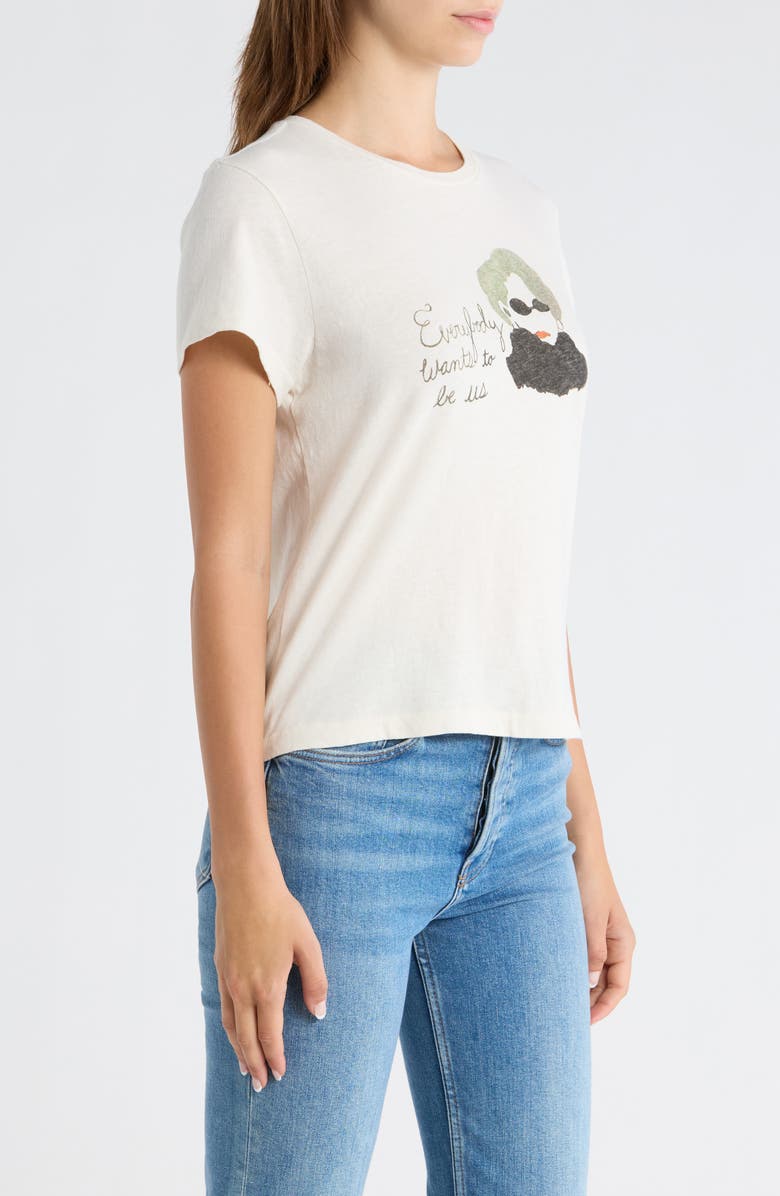 Re/Done Everybody Graphic Classic Tee, Alternate, color, Vintagewhite