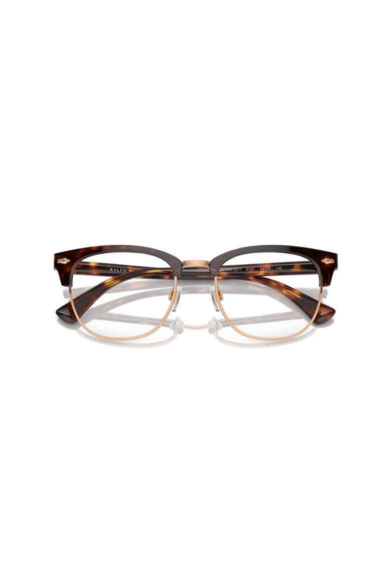 54mm Square optical glasses, Alternate, color, Tortoise
