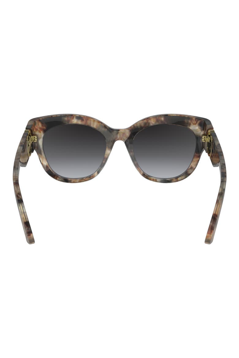 55mm Gradient Butterfly Sunglasses, Alternate, color, MARBLE BROWN BEIGE