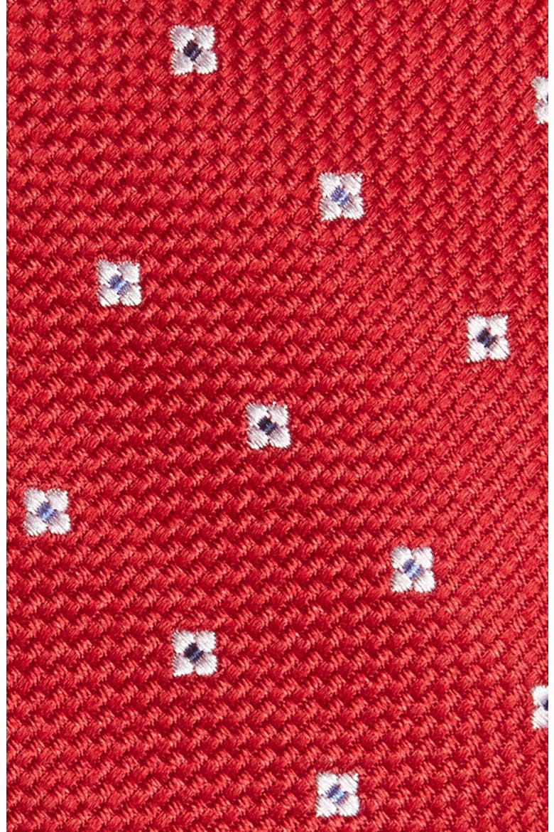 Mawbly Mini Skinny Silk Tie, Alternate, color, RED