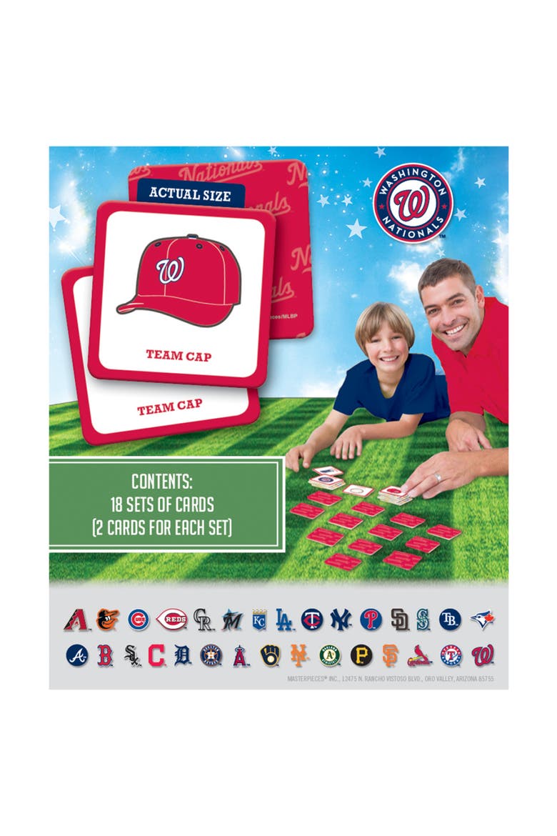 Washington Nationals Matching Game, Alternate, color, Multicolor