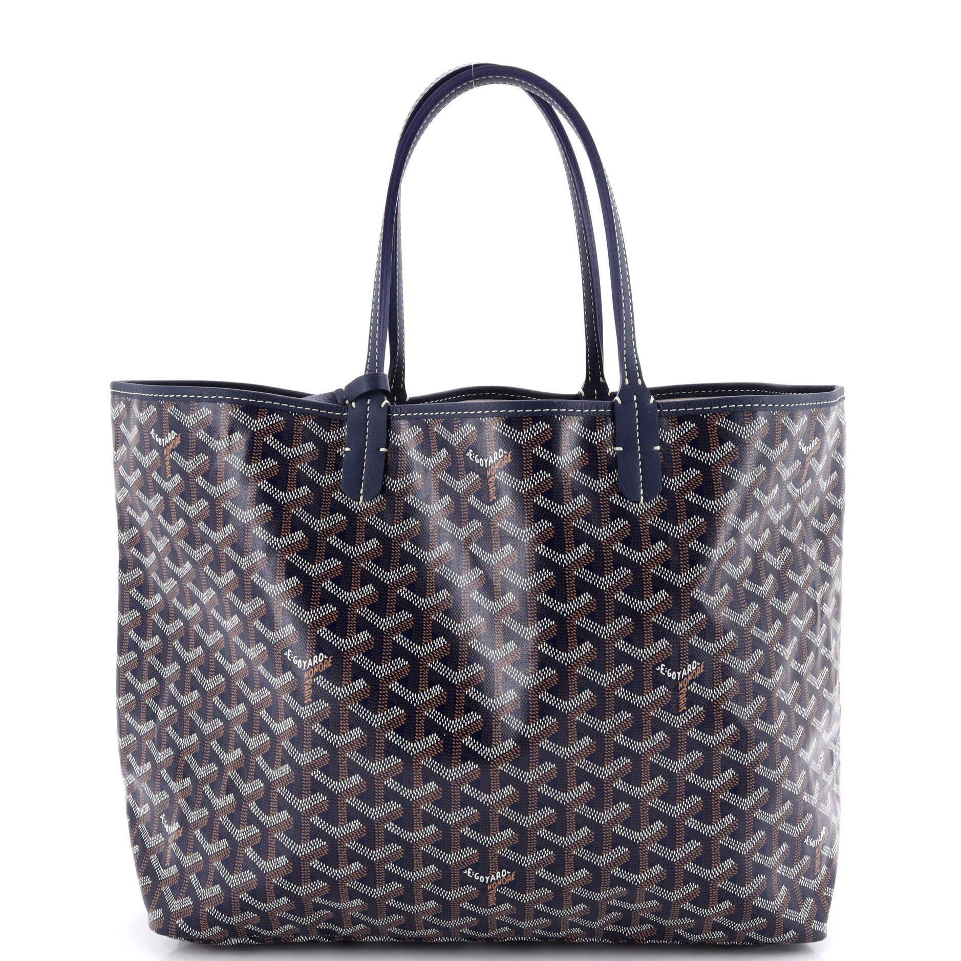 Pre-Owned Goyard Saint Louis Tote Coated Canvas PM, Alternate, color, 