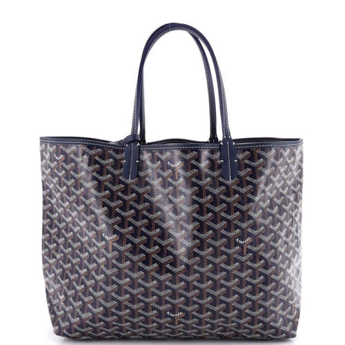 Pre-owned Goyard Goyard Saint Louis Tote Coated Canvas Pm In Pink