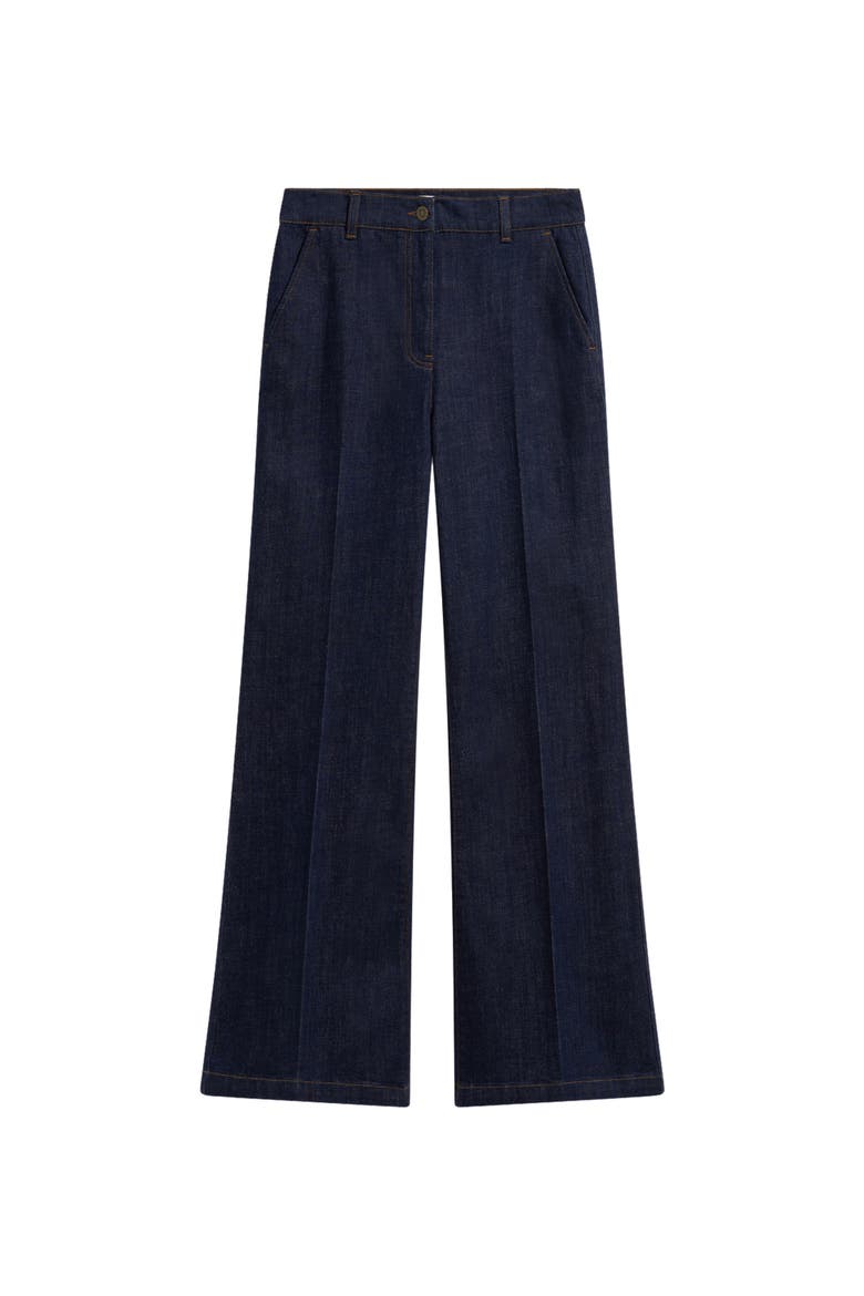 Ivy Mid Rise Wide Leg Trousers, Alternate, color, Jeans
