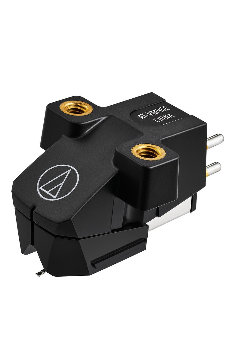 AT-VM95E/BK Dual Moving Magnet Cartridge & Headshell, Alternate, color, Black