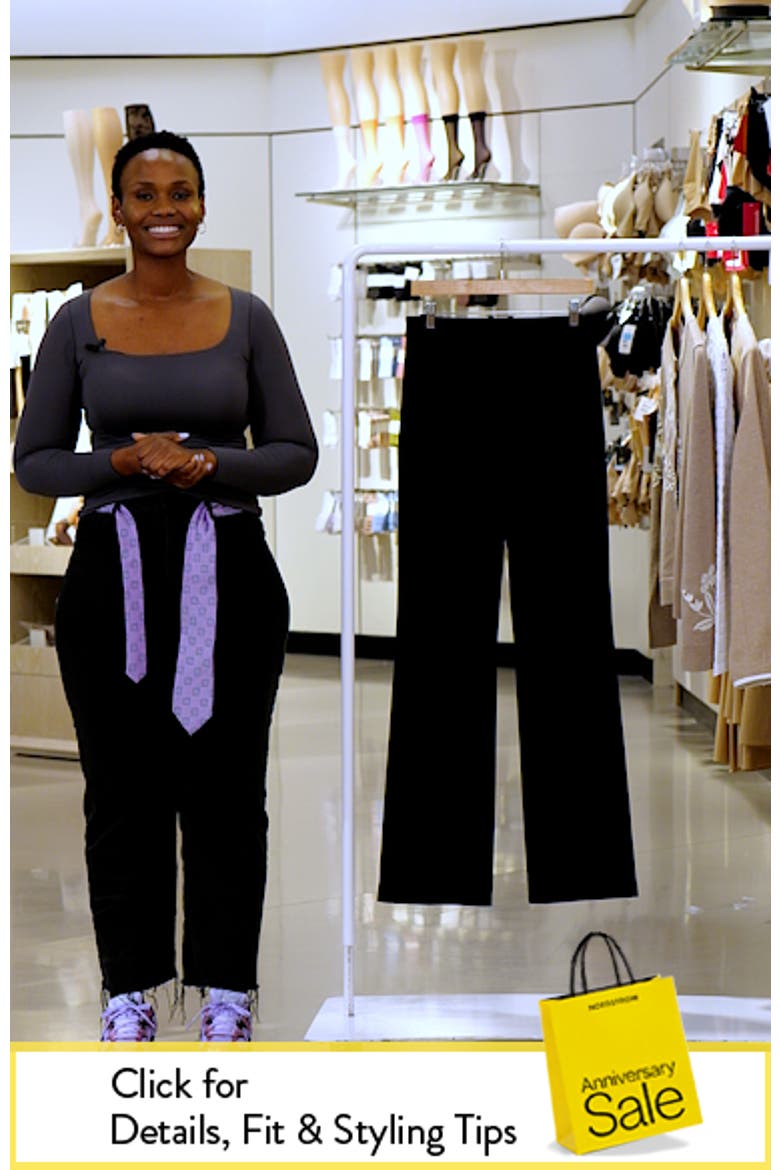 Demetria High Waist Flare Leg Pants video