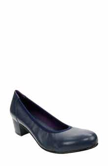 David Tate Simona Block Heel Pump