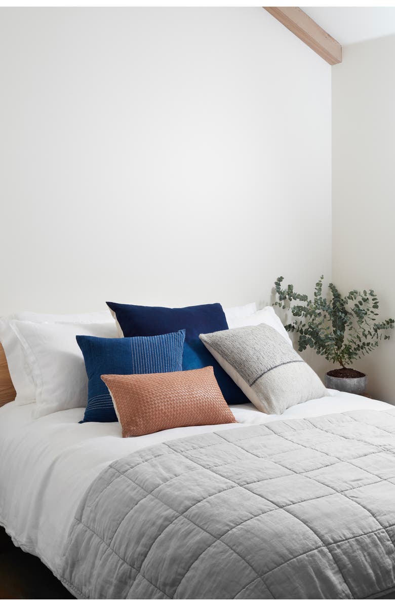 THE CITIZENRY Stonewashed Linen Quilt, Alternate, color, 