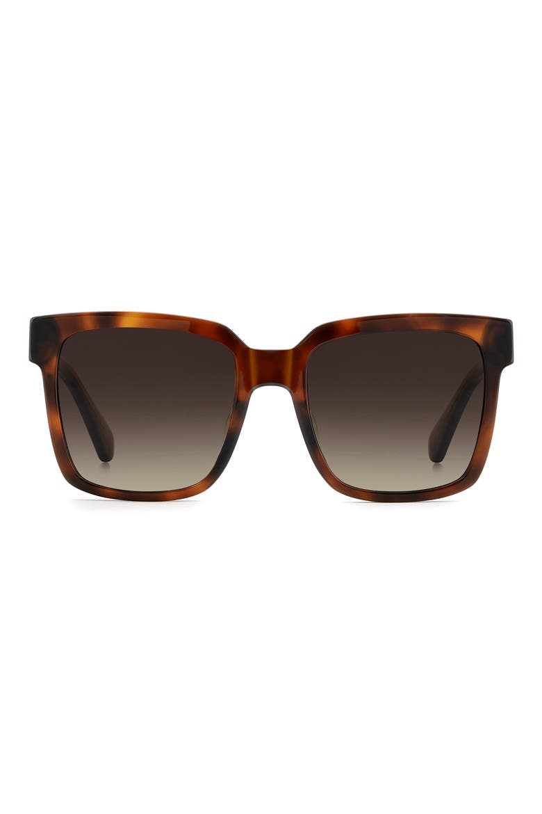 Shira 55mm Sunglasses, Main, color, HAVANA/ BROWN SF