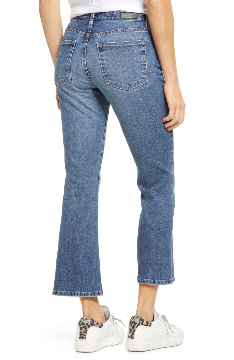 AG Jeans Jodi Ripped Crop Flare Jeans, Alternate, color,