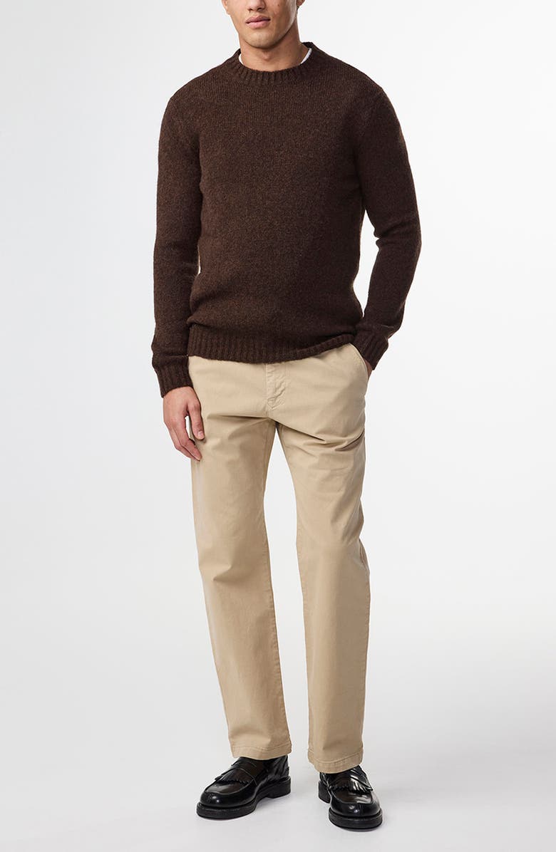 NN07 Lee 6598 Wool Blend Crewneck Sweater, Alternate, color, Demitasse