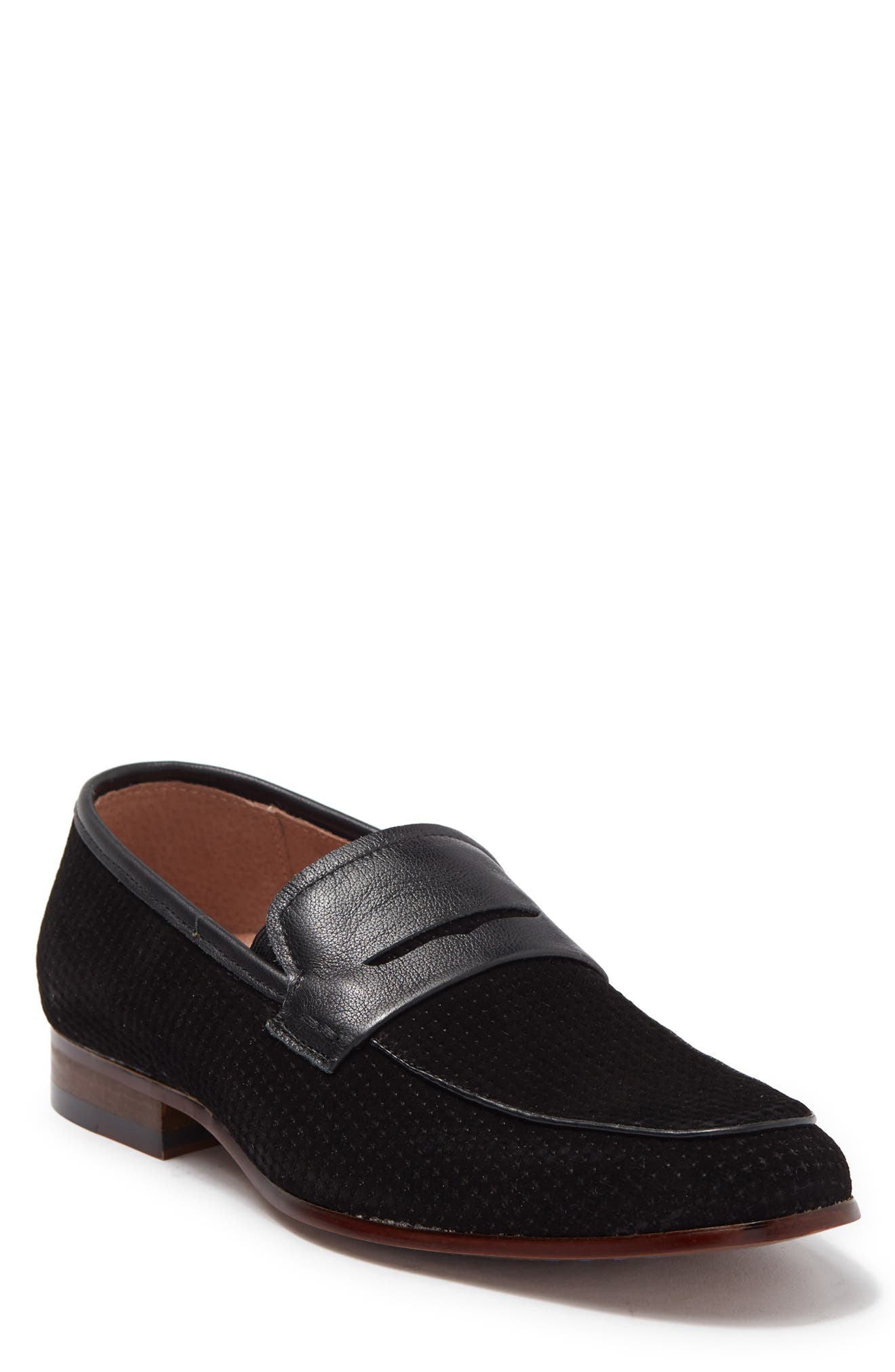 Stacy Adams Wyatt Leather Penny Loafer, Main, color, 