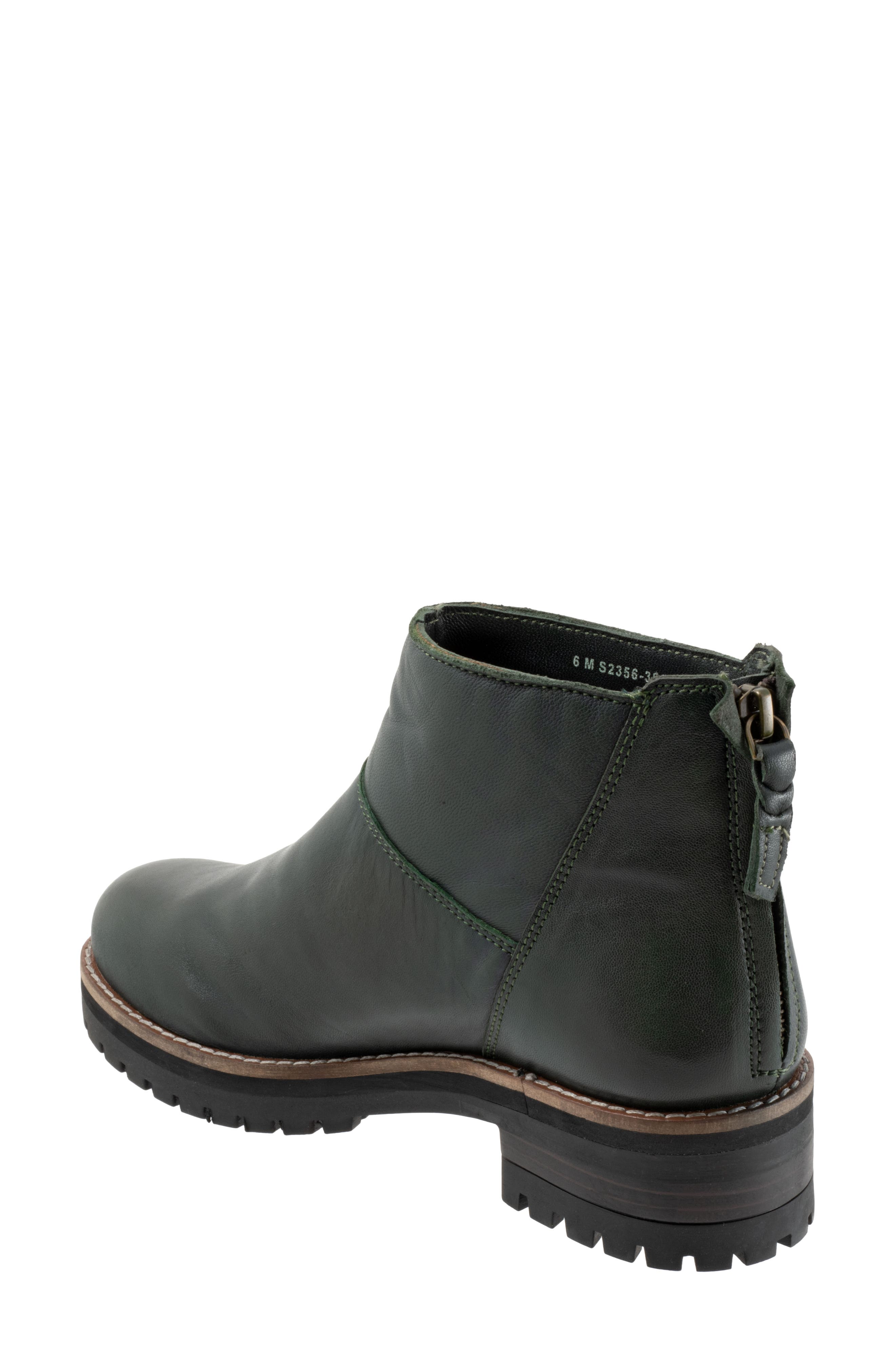 SoftWalk<sup>®</sup> Elmhurst Bootie, Alternate, color, Dark Green