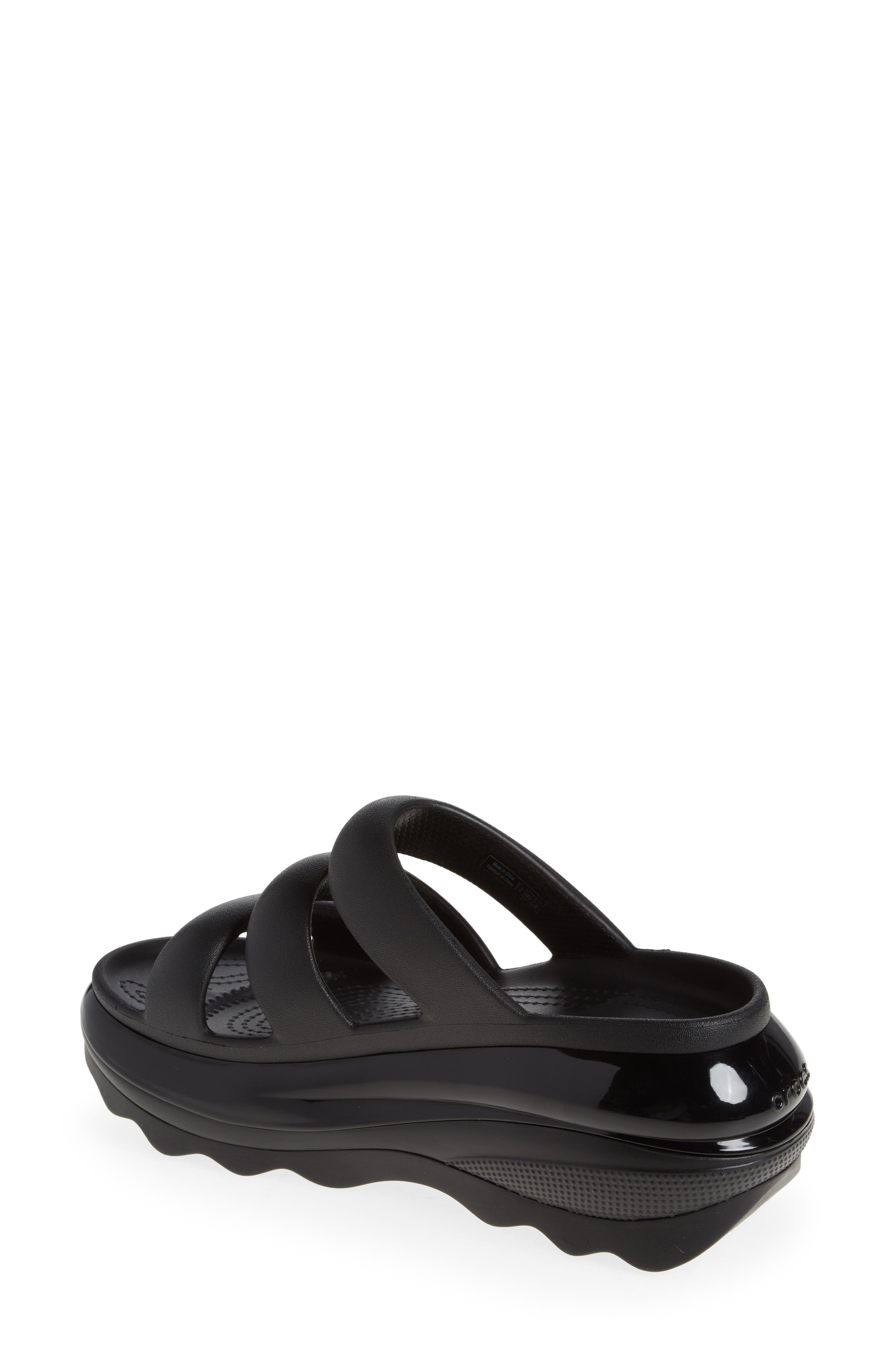 CROCS Mega Crush Platform Wedge Sandal, Alternate, color, 