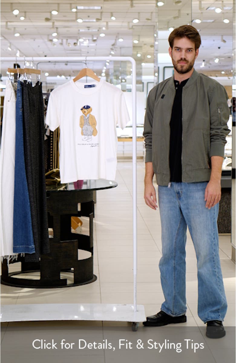 Polo Bear Cotton Graphic T-Shirt, sales video thumbnail