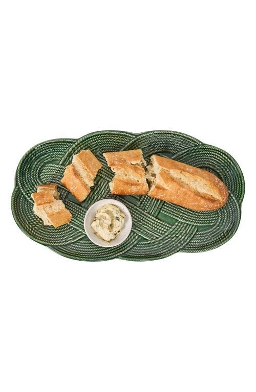 Juliska Le Panier Mystic Knot Hostess Tray In Green