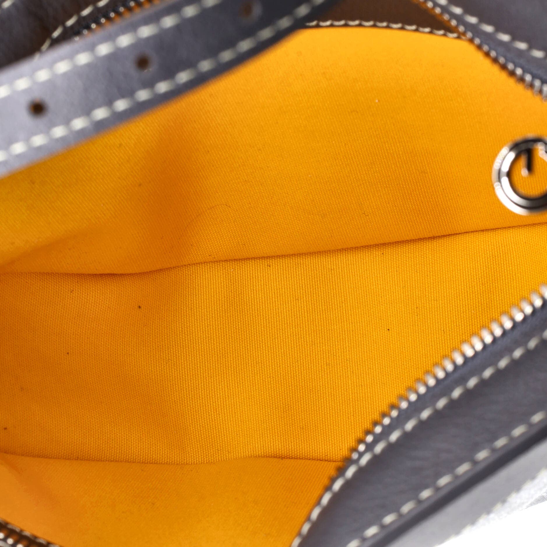 Pre-Owned Goyard Hirondelle Shoulder Bag Coated Canvas and Leather, Alternate, color, Gray