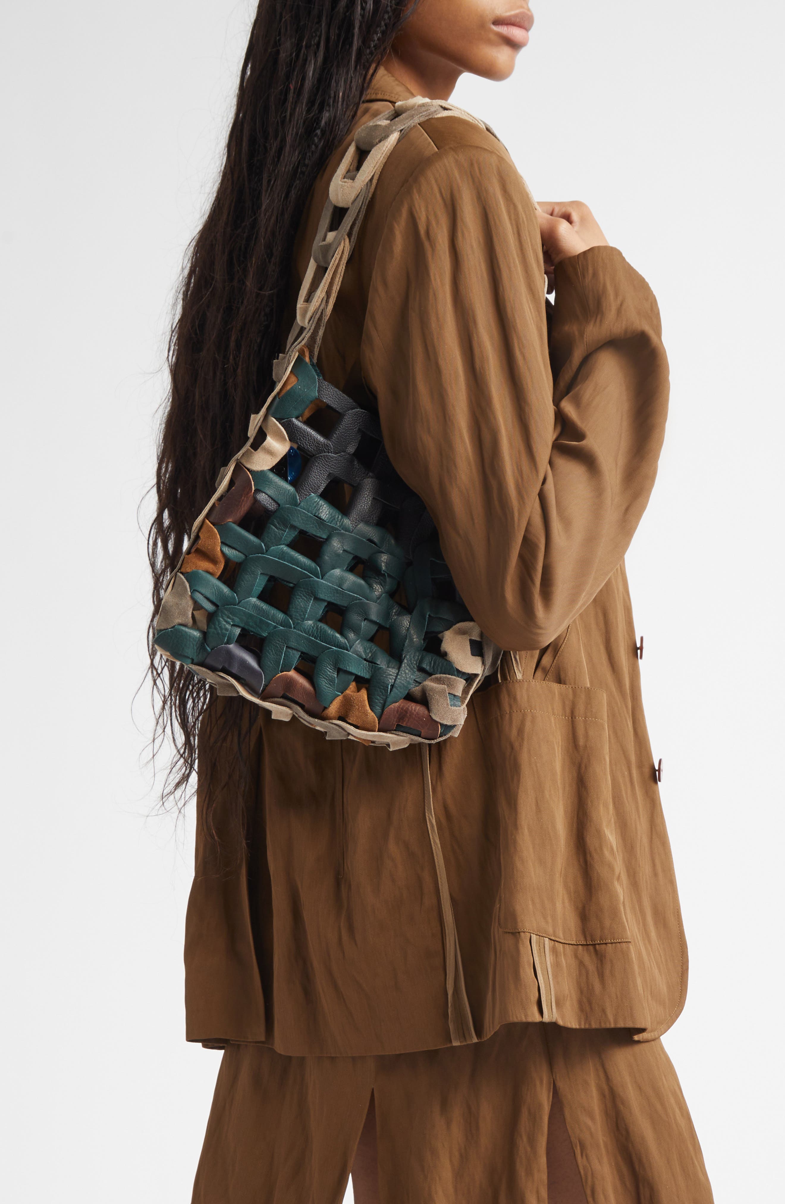 SC103 Links Leather Shoulder Bag, Alternate, color, Loot