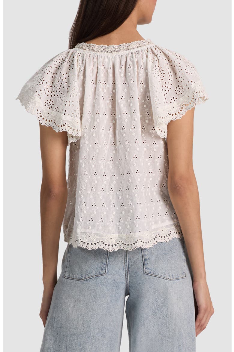 Odette Eyelet Lace Top, Alternate, color, OFF WHITE