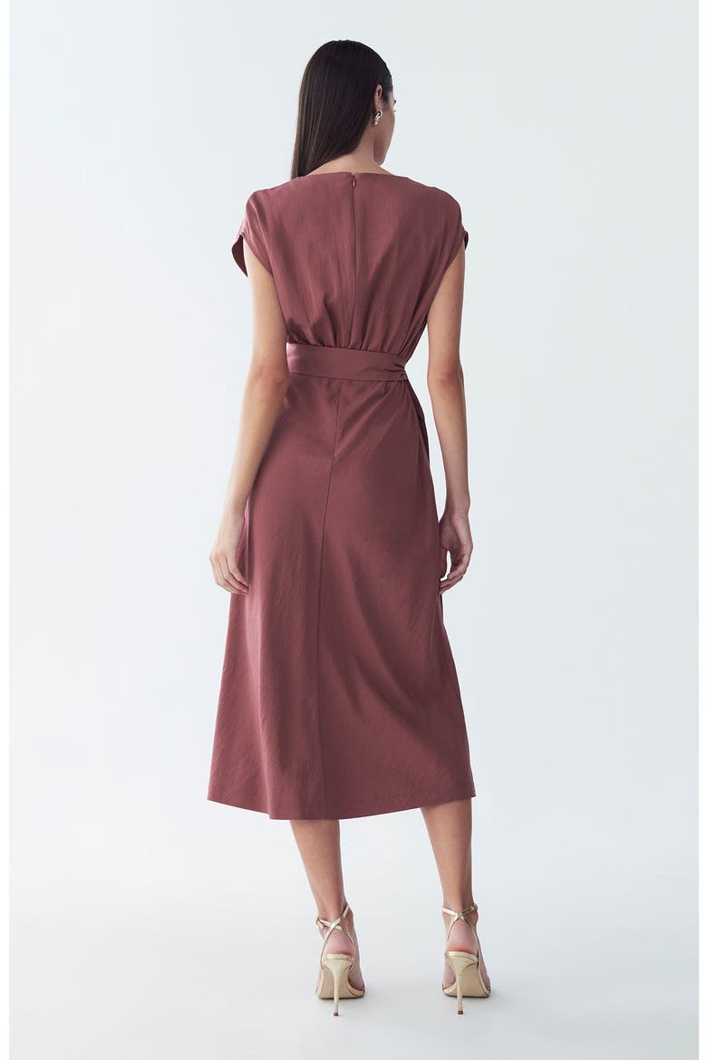 Enzy Dress, Alternate, color, Rosewood