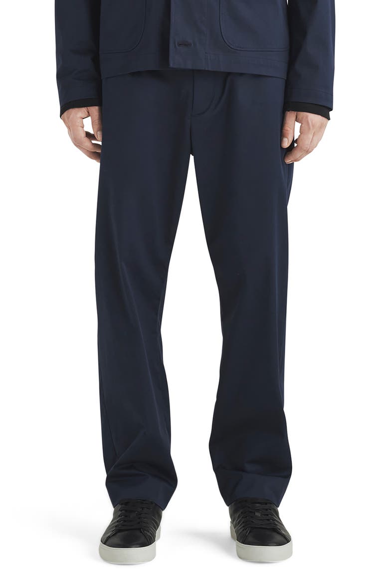 Shift Straight Leg Sateen Pants, Main, color, NAVY