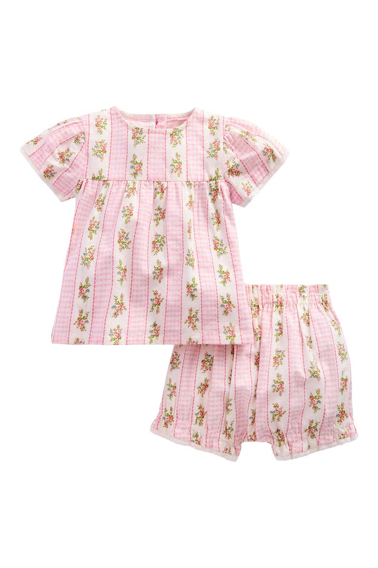 Woven Bloomer Play Set, Main, color, PINK GINGHAM FLORAL