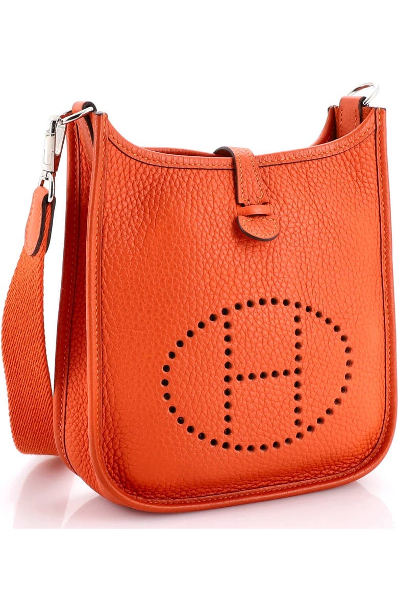 Pre-Owned Hermes Evelyne Bag Gen III Clemence TPM, Alternate, color, Feu
