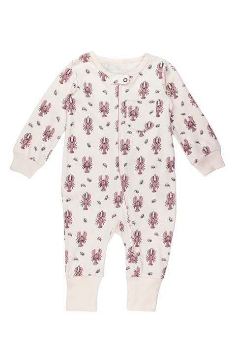 Organic Cotton Footless Two-Way Zipper Romper