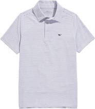 vineyard vines Kids' Bradley Stripe Stretch Polo