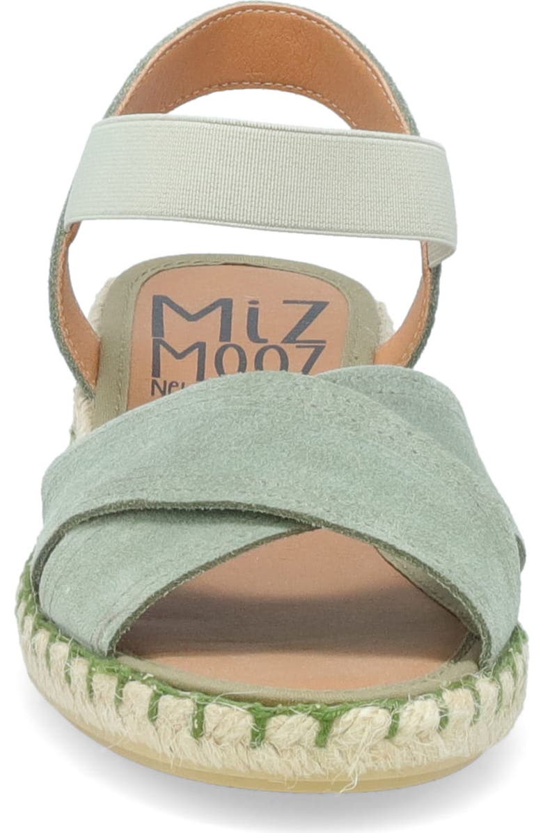 Miz Mooz Vena Espadrille Wedge, Alternate, color, Sage