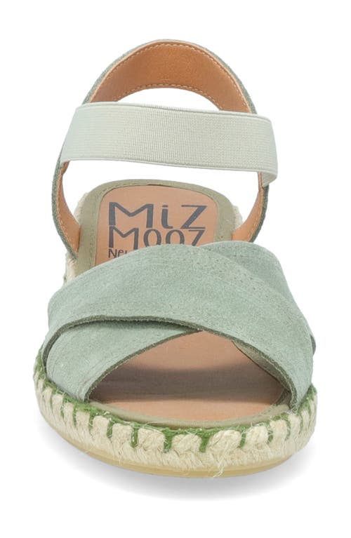 Miz Mooz Vena Espadrille Wedge In Sage