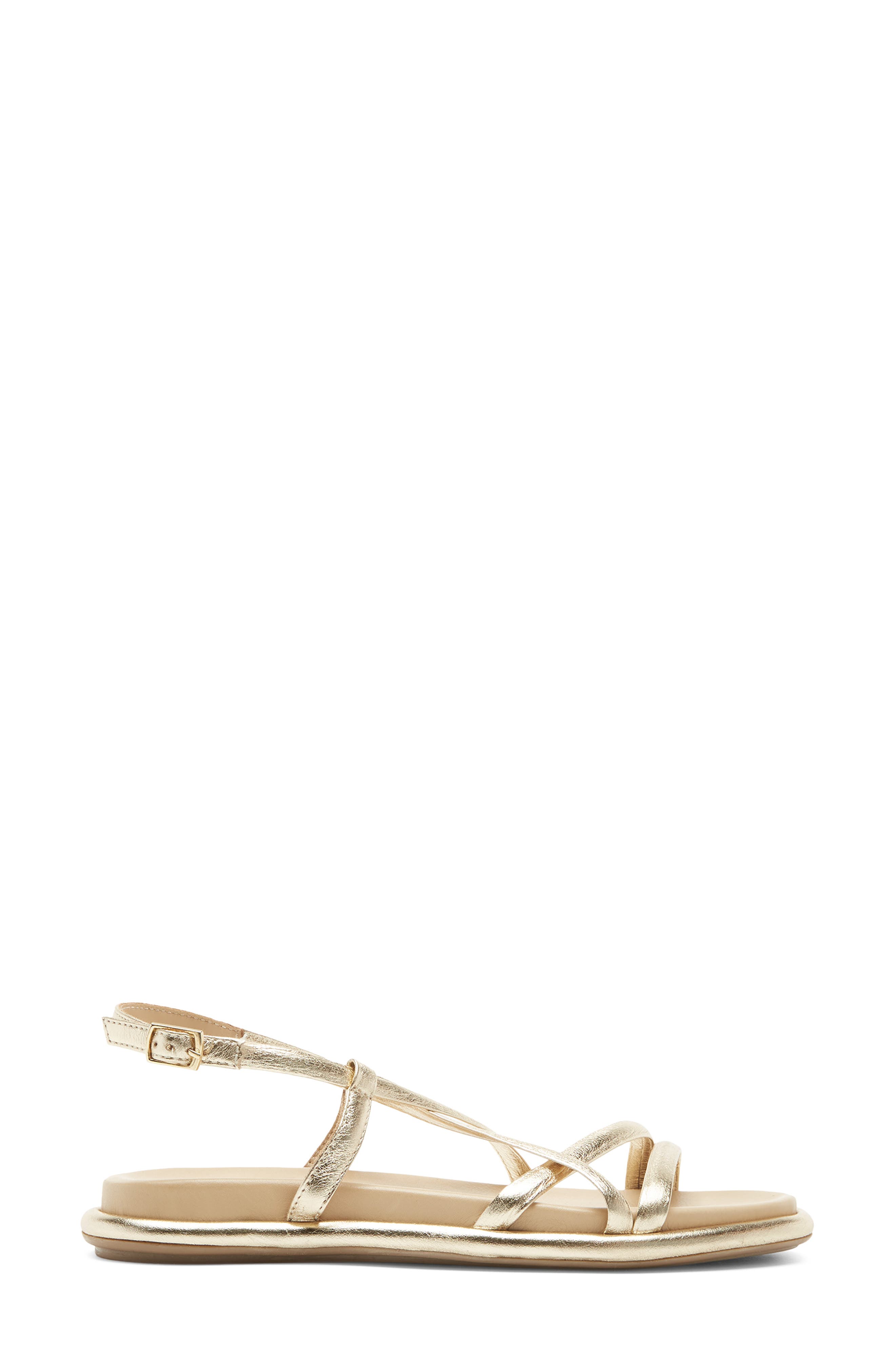Astro Strappy Sandal, Alternate, color, GOLD LEATHER