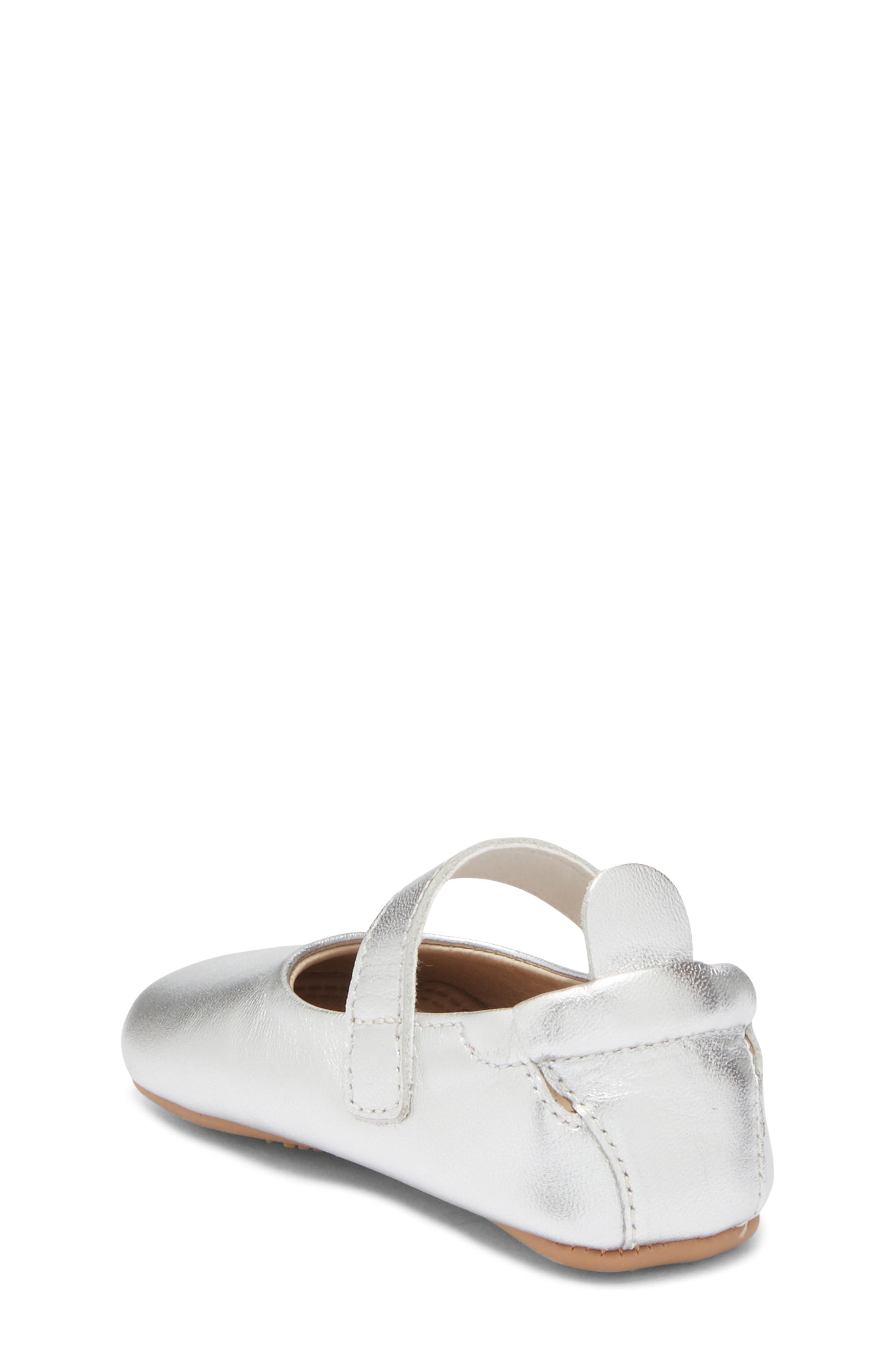 OLD SOLES Kids' Gabrielle Mary Jane Flat, Alternate, color, Silver