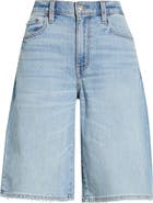 DAZE Cruiser Distressed Denim Bermuda Shorts