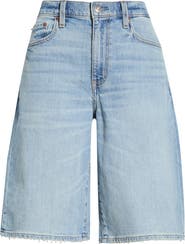 DAZE Cruiser Distressed Denim Bermuda Shorts